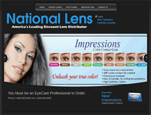 Tablet Screenshot of national-lens.com